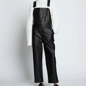 Leather overalls